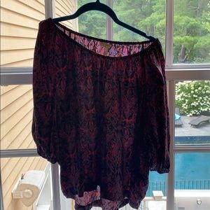 Joie patterned blouse!